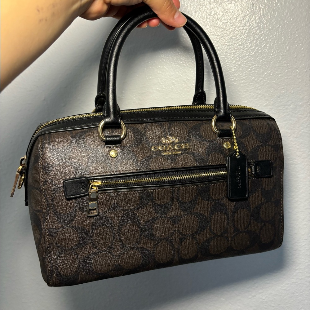 Rowan Satchel Bag In Signature Canvas
